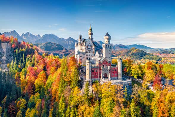 Excursion aux châteaux de Linderhof et de Neuschwanstein